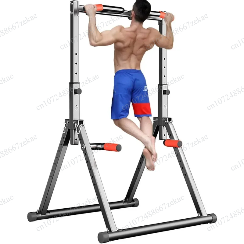 Outdoor Power Tower Pull Up Bar - Power Tower, Adjustable Multifunction Dip Station
