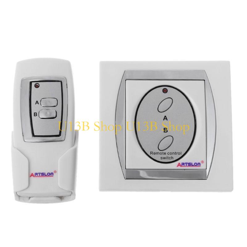 Outdoor Power Outlet With Remote Control - U13B 2 Channels 220V Wireless Light