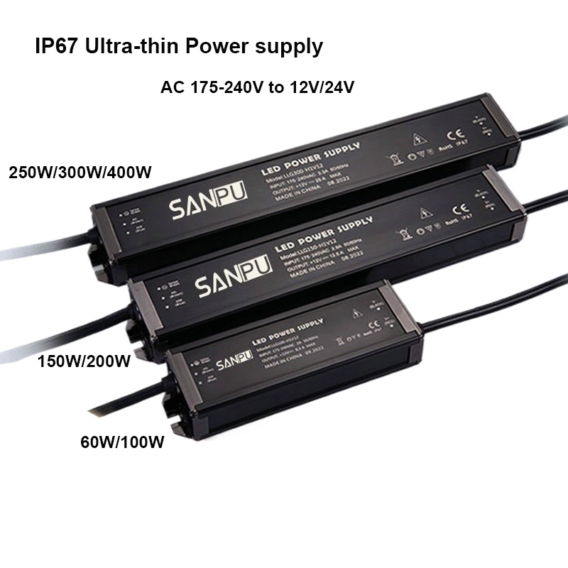 Outdoor Power Supply 12V - Ultra-Thin IP67 Waterproof Power Supply LED