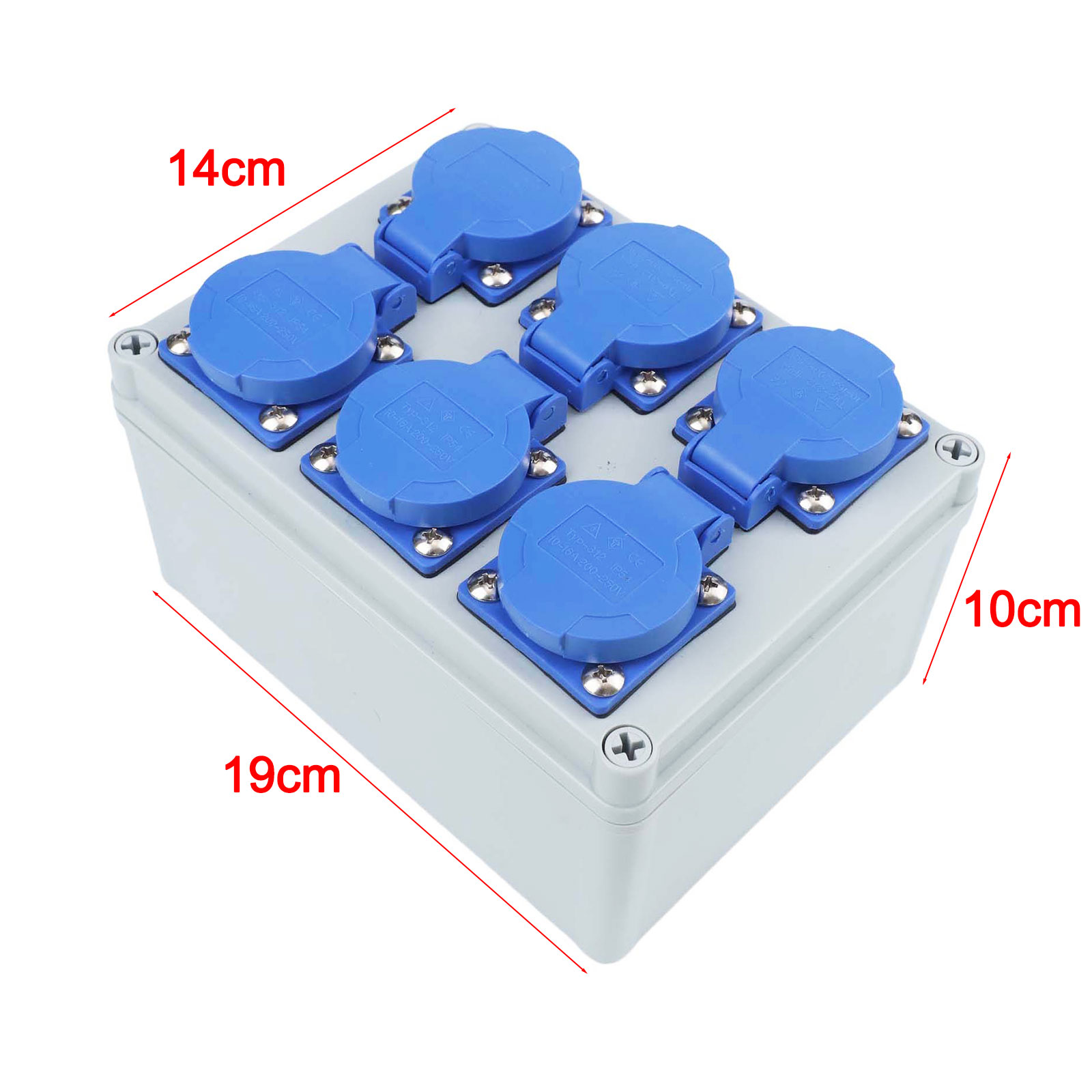 Outdoor Power Distributors - Outdoor Sockets Industrial Power Box Wall