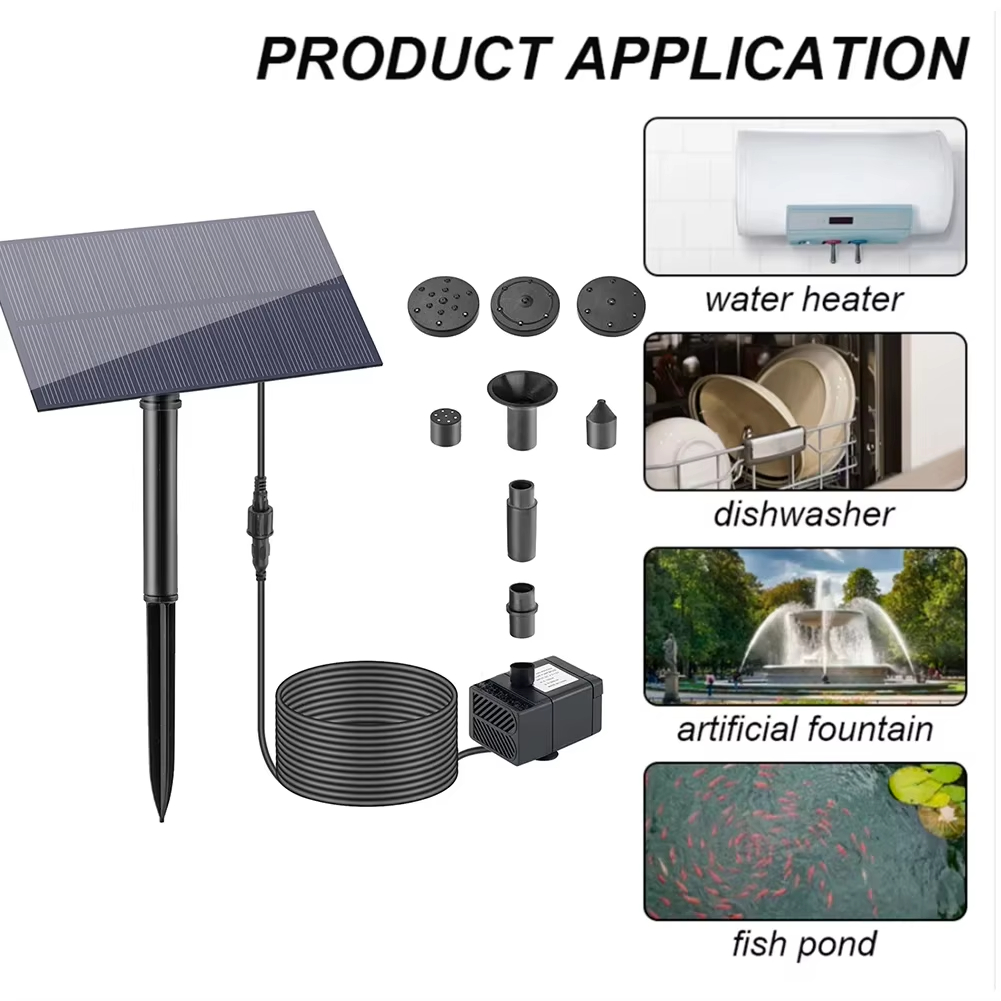 Panel Power Outdoor - Mini 5W 5V Solar Fountain Pump