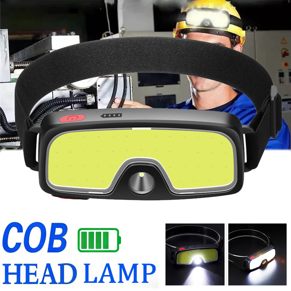 Outdoor Power Head - Powerful COB Headlamp Type-c/USB Rechargeable Head