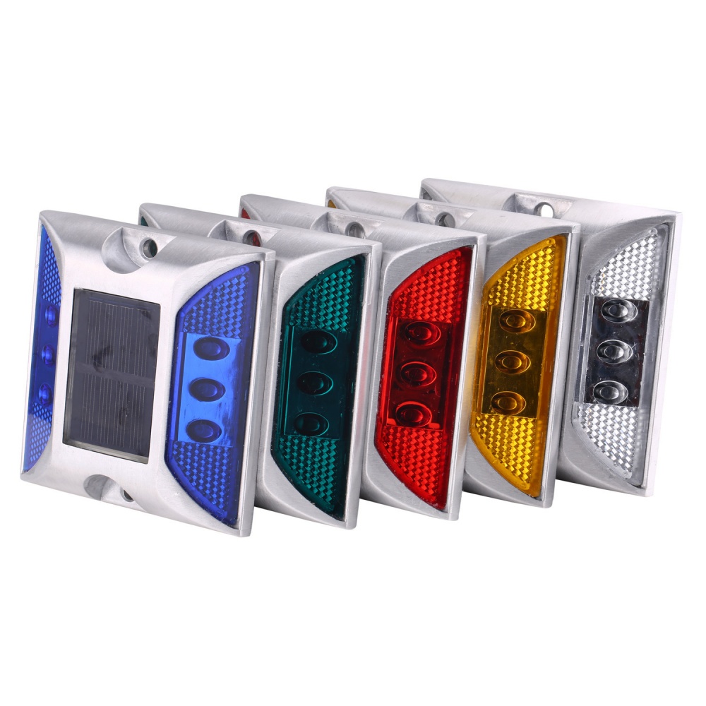 Outdoor Power New Roads - LED Solar Power Ground Marker Lights
