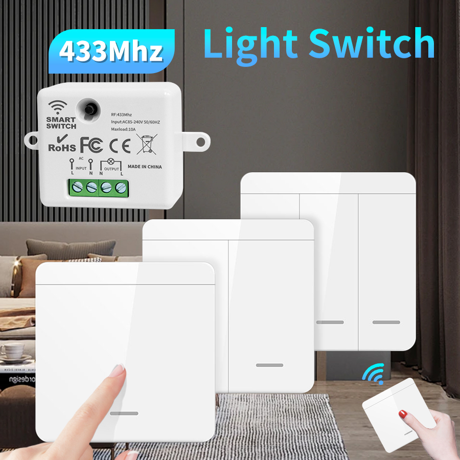 Outdoor Power Outlet With Remote Control - Wireless ON OFF Switch RF433 Module