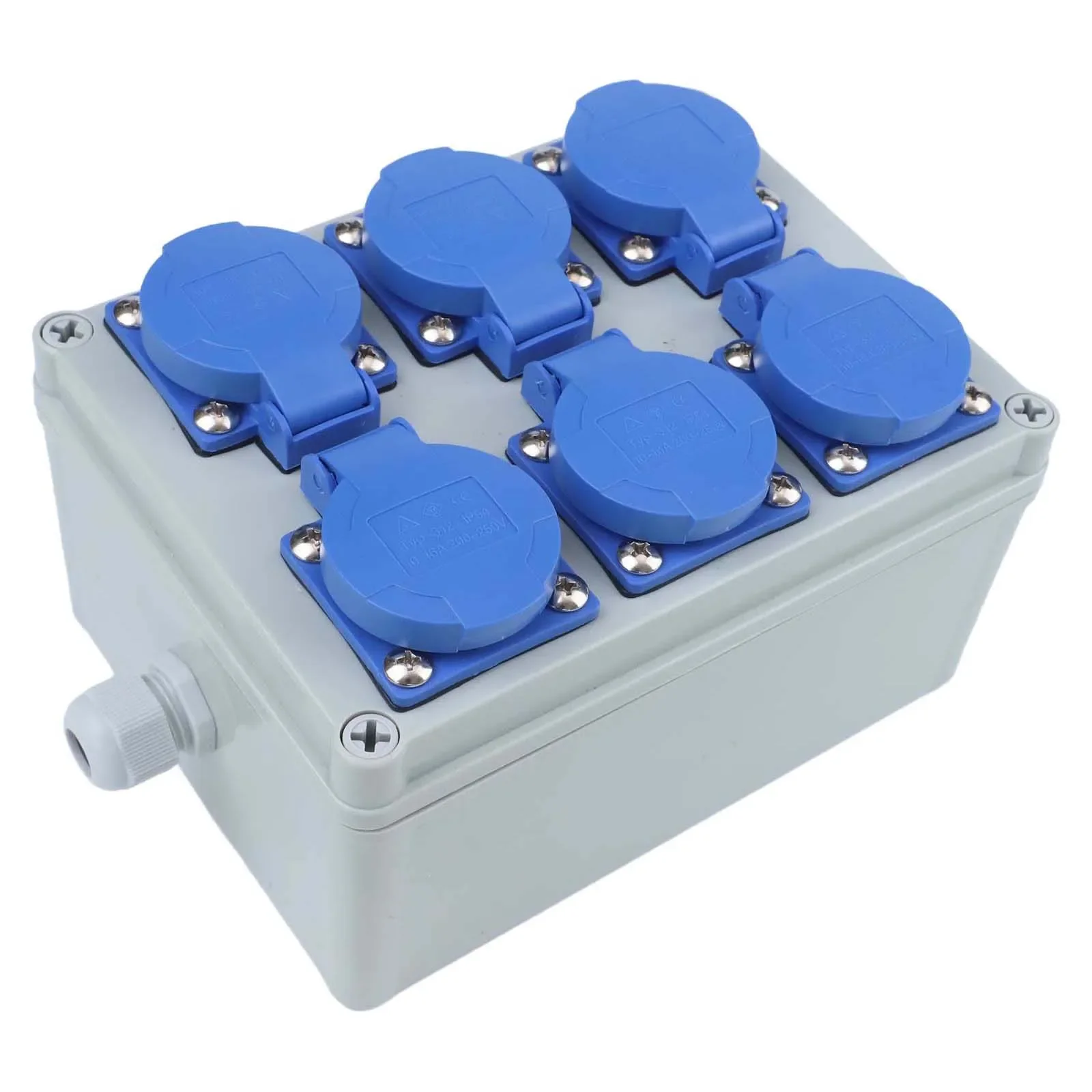 Outdoor Power Distributors - Outdoor Sockets Industrial Power Box Wall