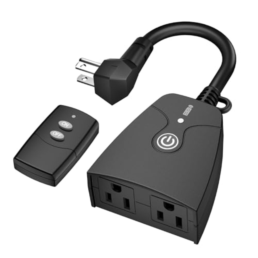 Outdoor Power Outlet With Remote Control - Outdoor Wireless Remote Control Outlet Plug,