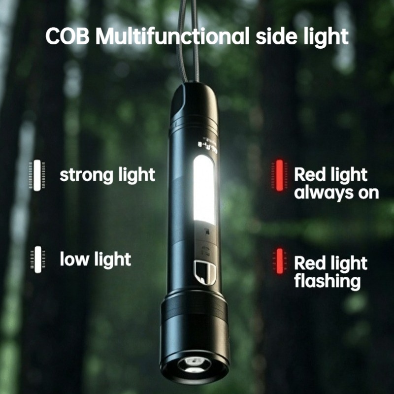 Multi Functional LED Flashligh - Outdoor Powerbank recension och pris