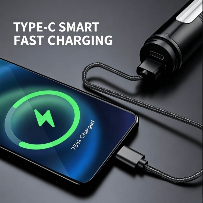 Multi Functional LED Flashligh - Outdoor Powerbank recension och pris