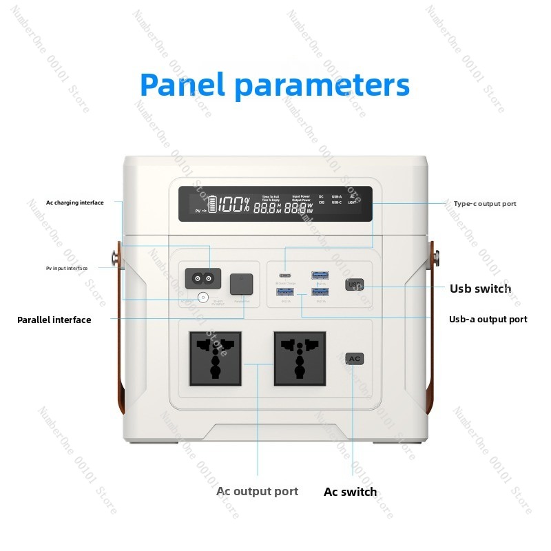 Portable 1000W Outdoor Power S - Outdoor Power Generator recension och pris