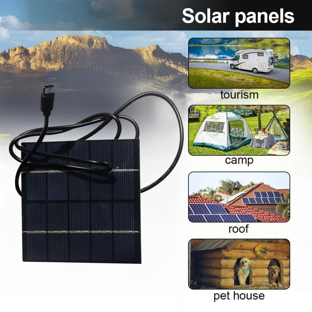 Portable Solar Charger Solar P - Panel Power Outdoor recension och pris