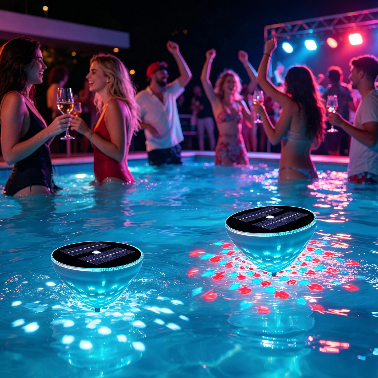 Pool Lights Solar Powered 2 Pi - Outdoor Power For Hot Tub recension och pris