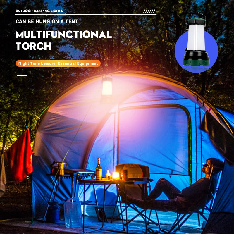 Portable Powerful LED Flashlig - Outdoor Powerbank recension och pris