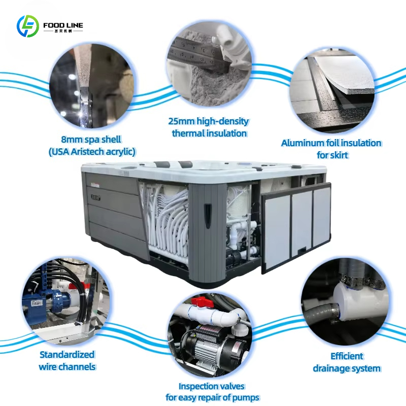 Outdoor Hot Tub Acrylic Spa Po - Outdoor Power For Hot Tub recension och pris