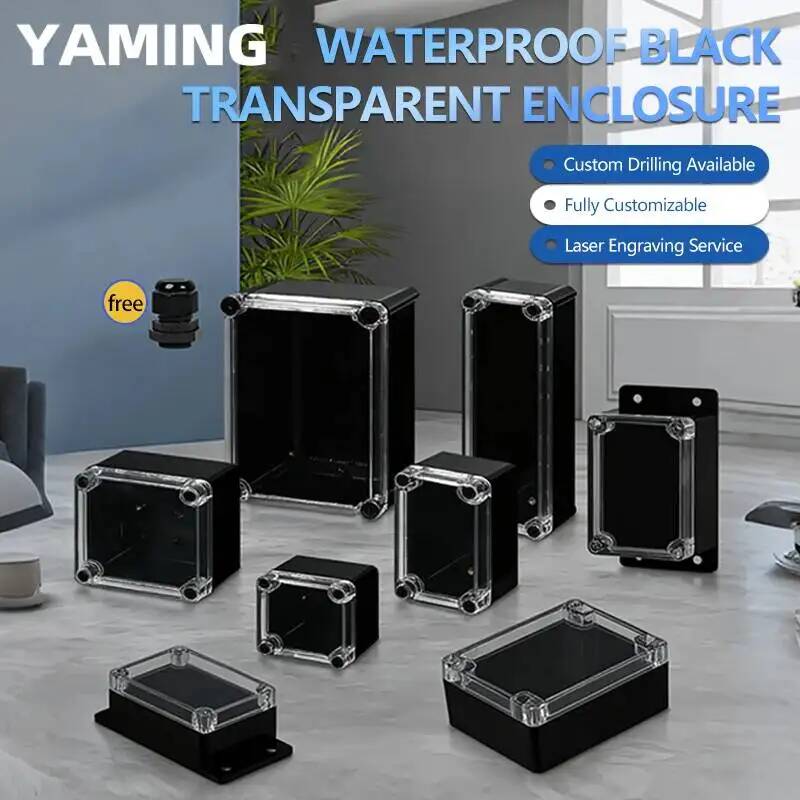 2pcs Transparent Cover Waterpr - Outdoor Power Supply Box recension och pris