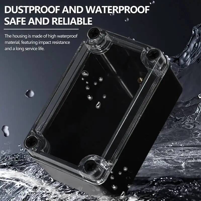 2pcs Transparent Cover Waterpr - Outdoor Power Supply Box recension och pris