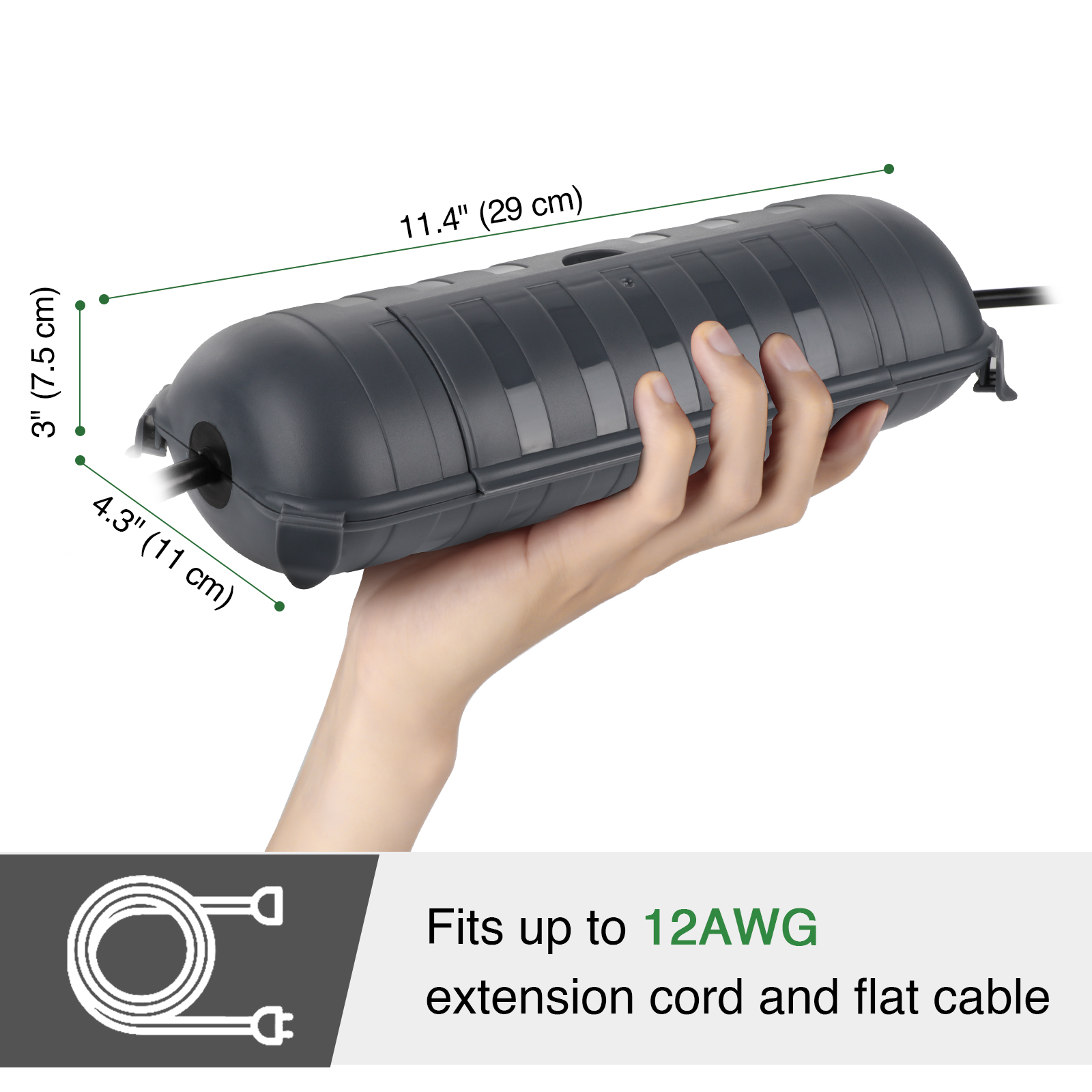 Large Weatherproof Outdoor Ele - Outdoor Power Supply Box recension och pris