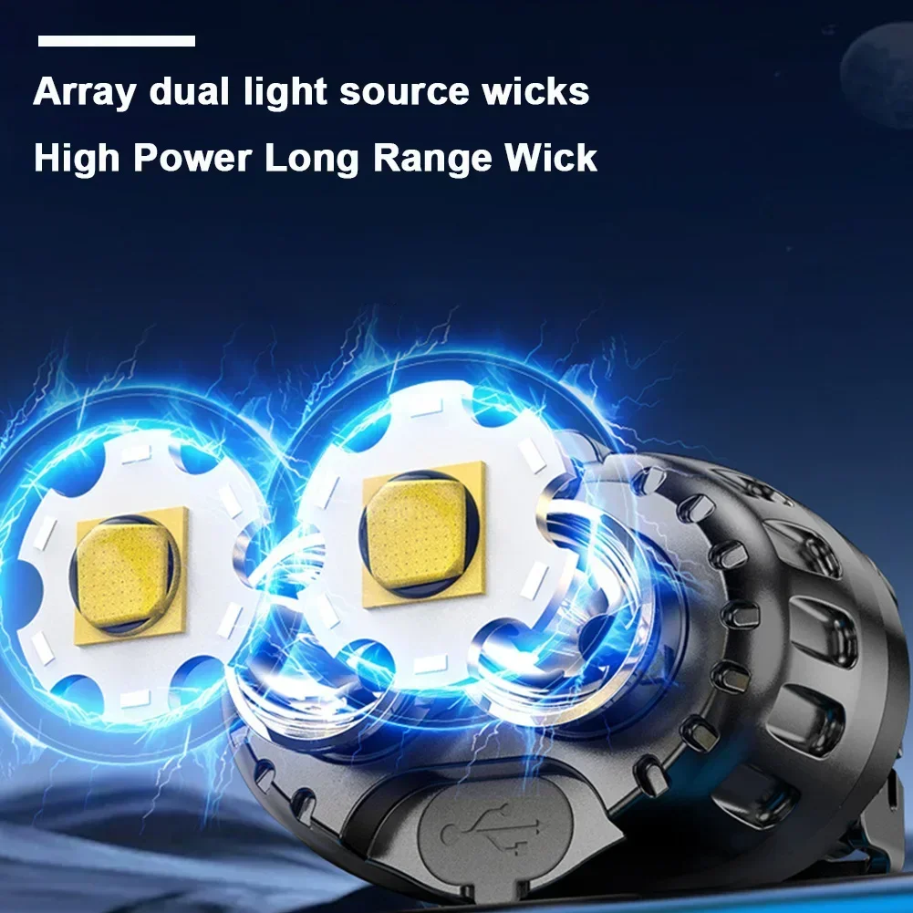 Powerful LED Headlamp IPX4 Wat - Outdoor Power Head recension och pris