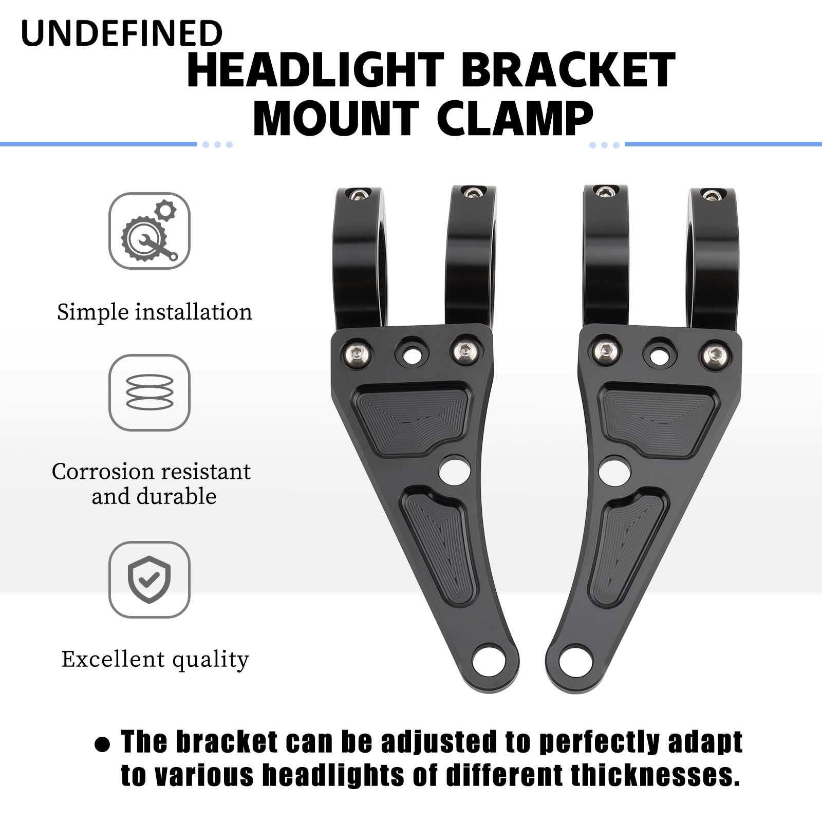 33mm-58mm Headlight Bracket Mo - Outdoor Power New Roads recension och pris