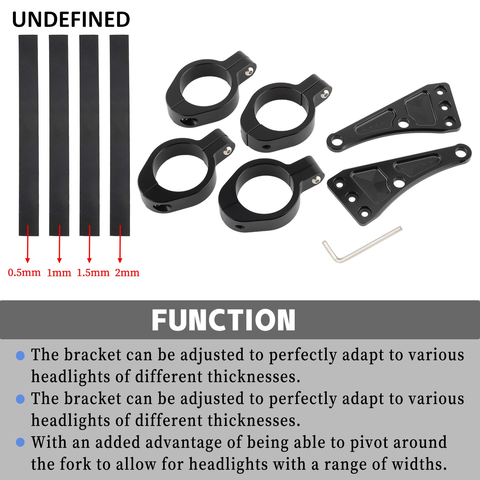 33mm-58mm Headlight Bracket Mo - Outdoor Power New Roads recension och pris