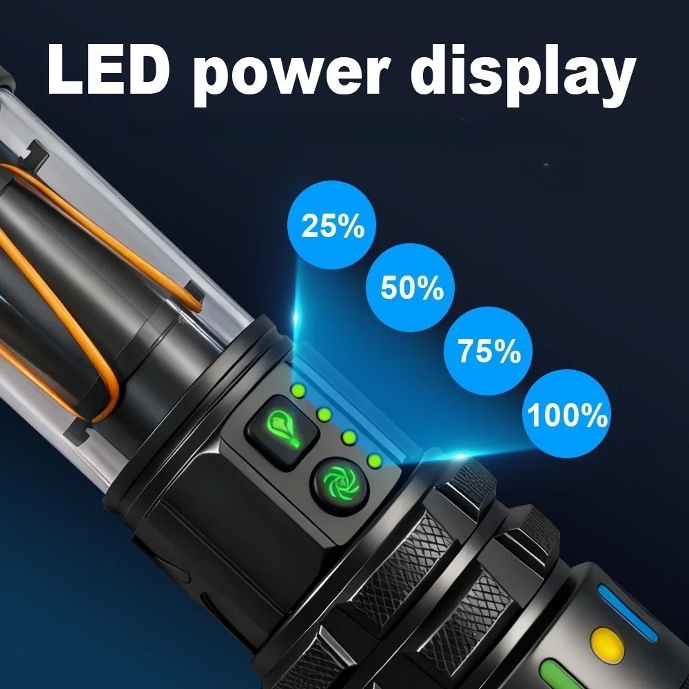 Powerful Ultra Bright LED Flas - Outdoor Powerbank recension och pris