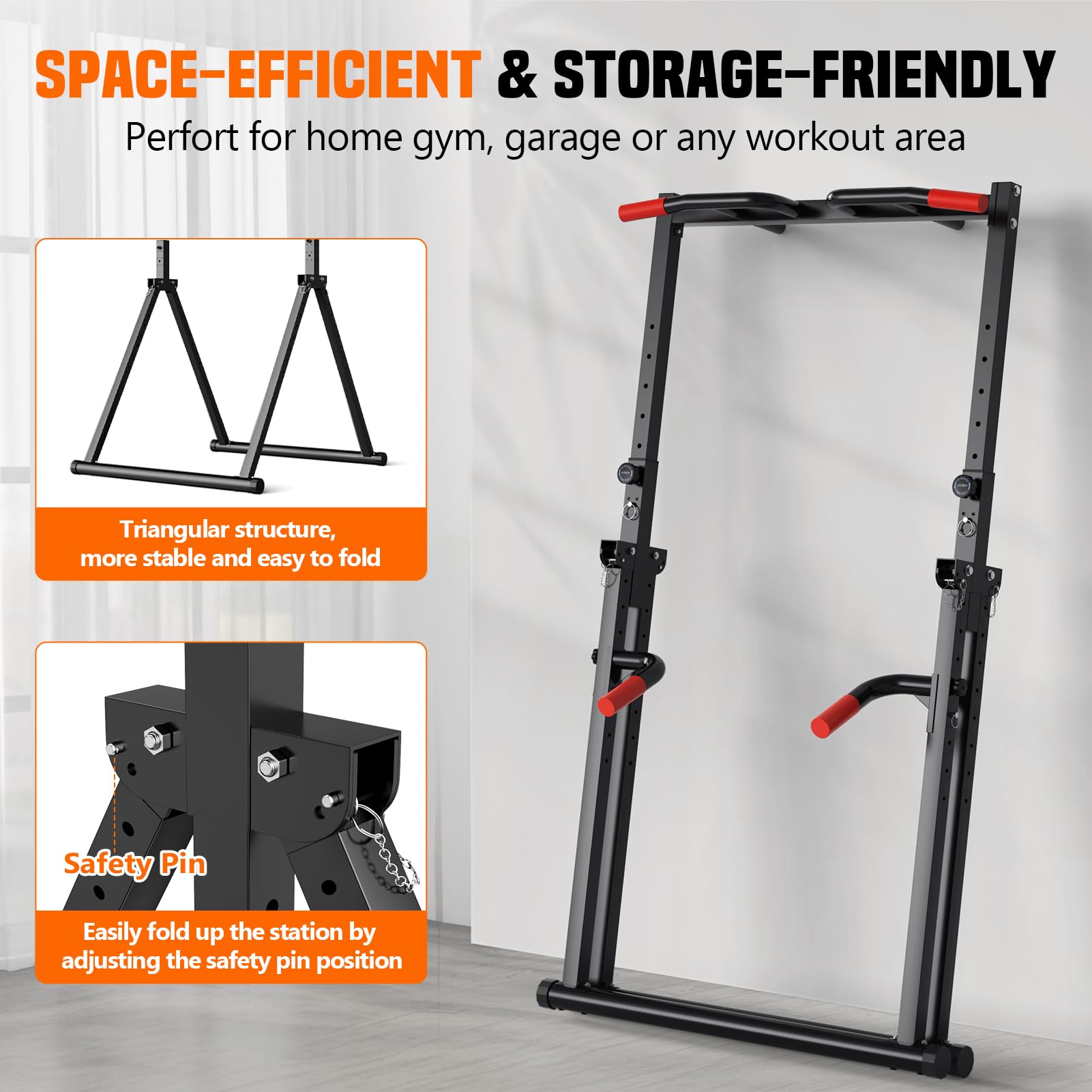 Foldable Power Tower Pull Up B - Outdoor Power Tower Pull Up Bar recension och pris