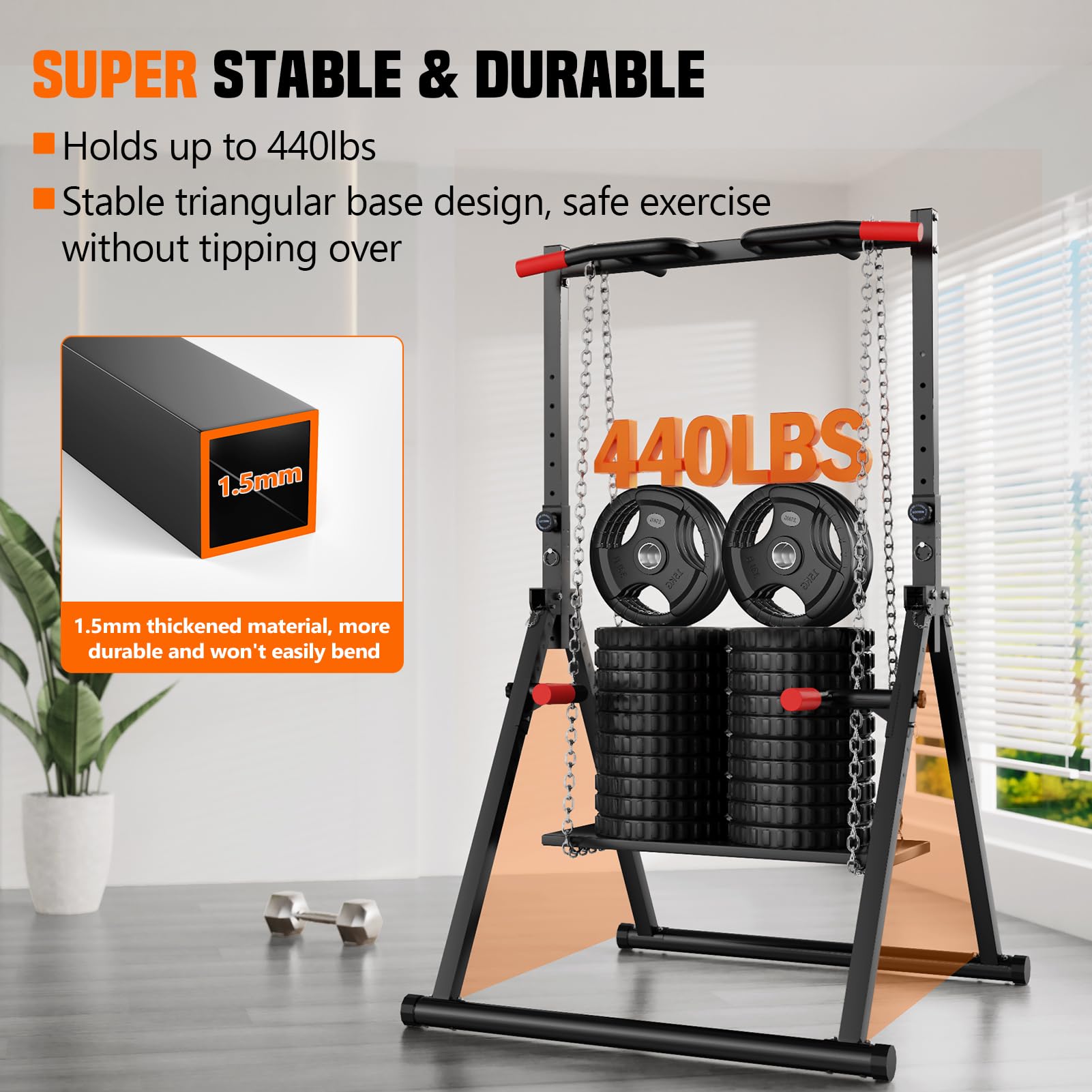 Foldable Power Tower Pull Up B - Outdoor Power Tower Pull Up Bar recension och pris