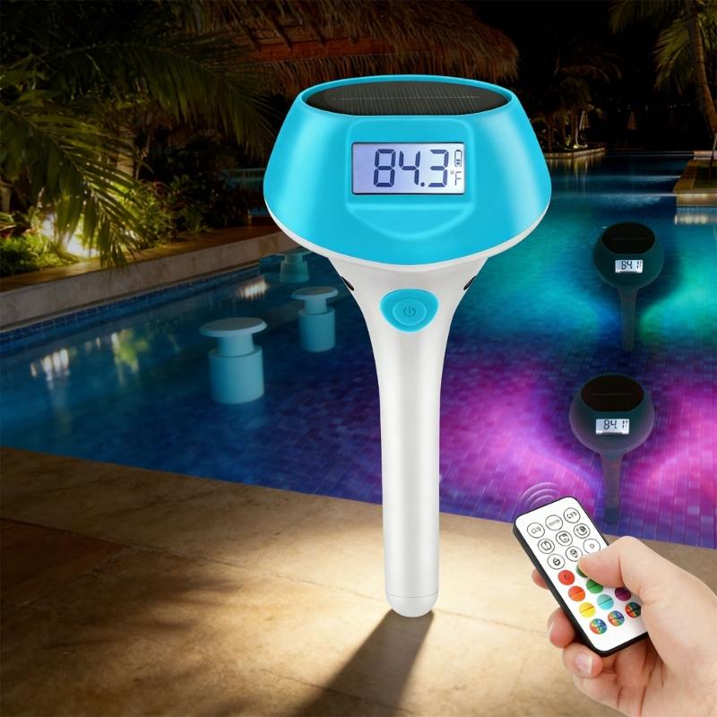 Solar Powered Pool Thermograph - Outdoor Power For Hot Tub recension och pris