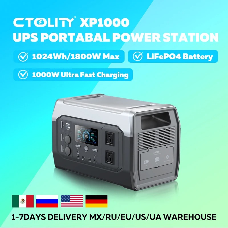 【Best-selling】 CTOLITY XP1000  - Outdoor Power Generator recension och pris