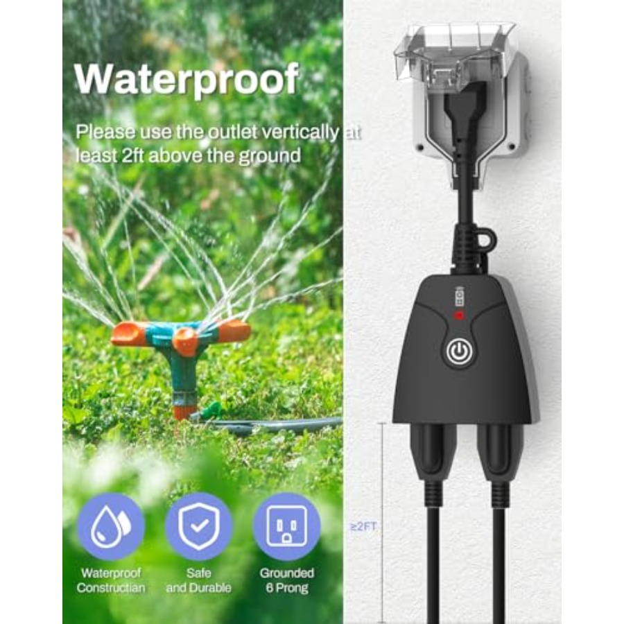 Outdoor Wireless Remote Contro - Outdoor Power Outlet With Remote Control recension och pris