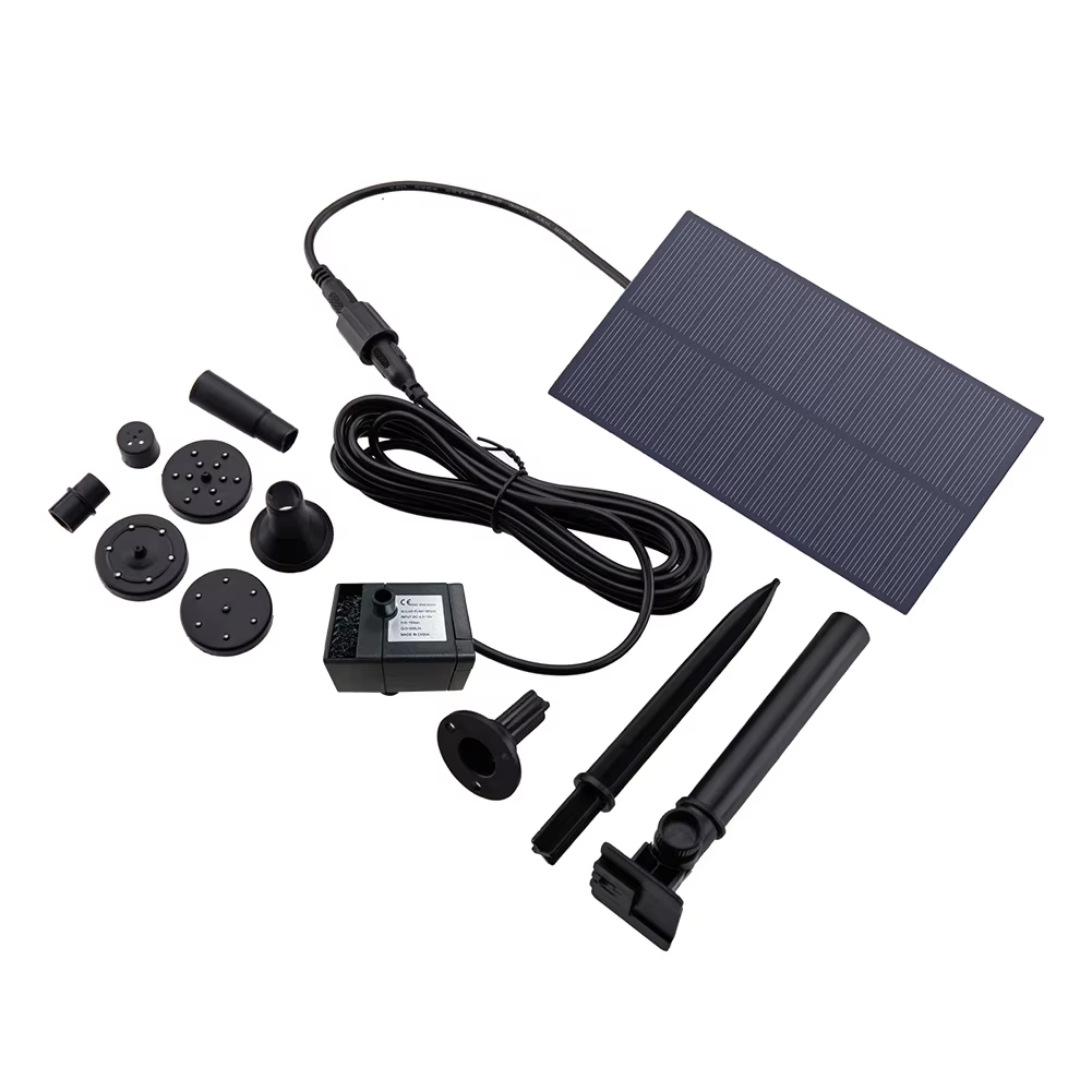 Mini 5W 5V Solar Fountain Pump - Panel Power Outdoor recension och pris