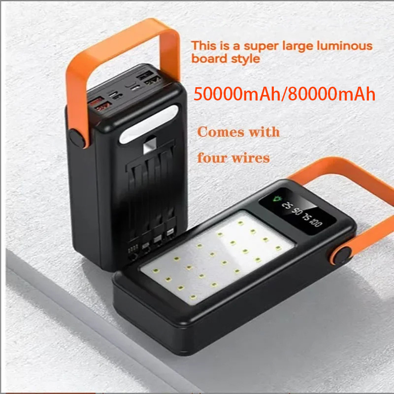 50000mAh 80000mAh Portable Pow - Outdoor Powerbank recension och pris