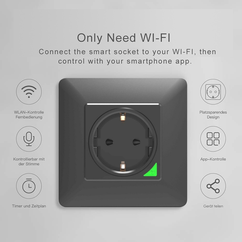 Avoir Tuya Zigbee Electrical O - Outdoor Power Outlet With Remote Control recension och pris
