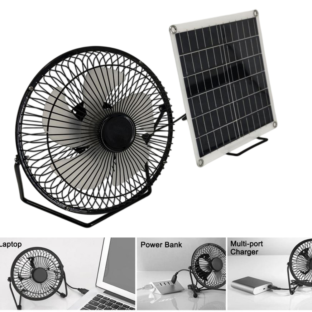 10W Solar Panel Fan Compatible - Panel Power Outdoor recension och pris