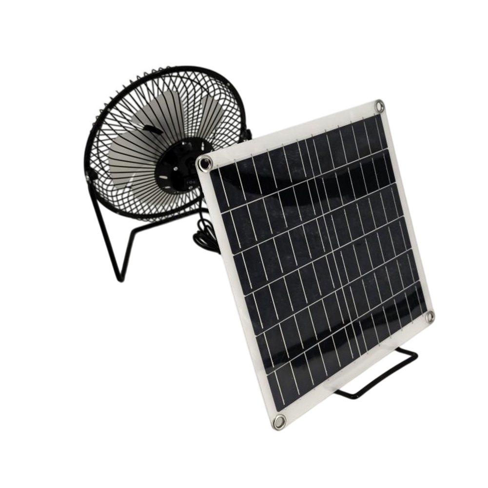 10W Solar Panel Fan Compatible - Panel Power Outdoor recension och pris