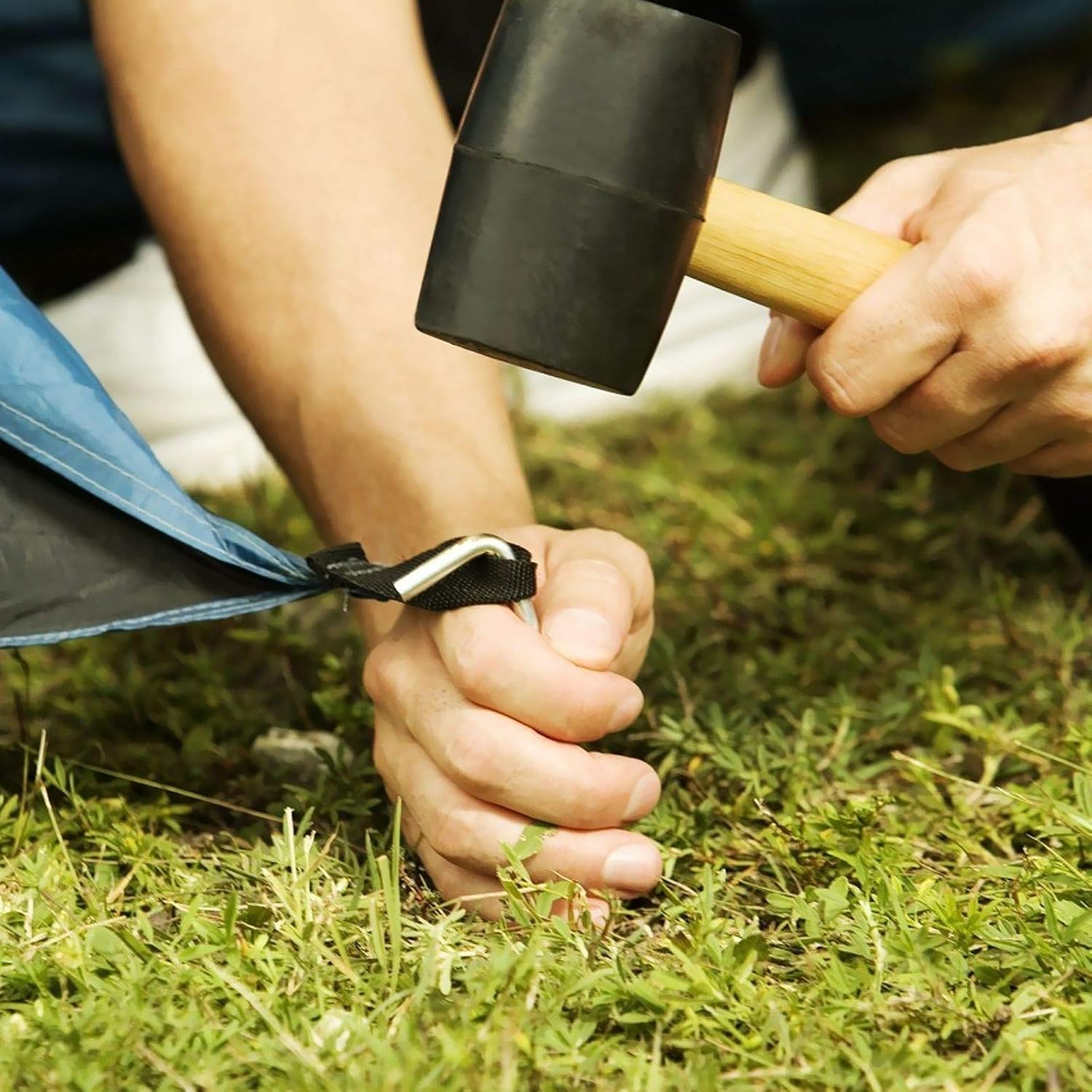 Heavy Duty Metal Tent Stakes P - Outdoor Power Stake recension och pris
