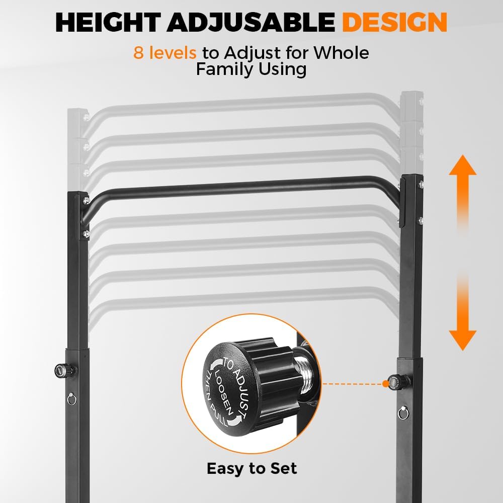 Adjustable Free‑Standing Pull‑ - Outdoor Power Tower Pull Up Bar recension och pris