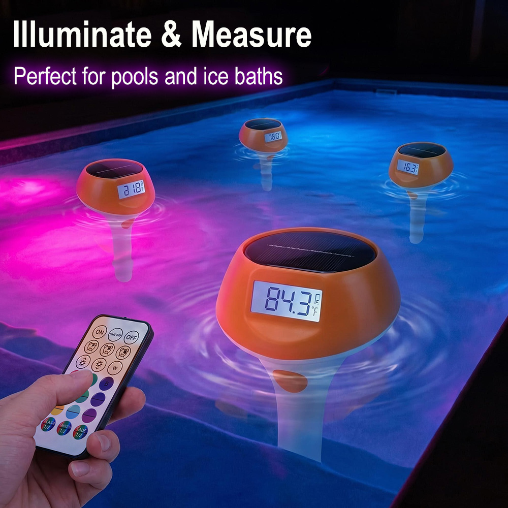 Floating Digital Solar Pool Th - Outdoor Power For Hot Tub recension och pris