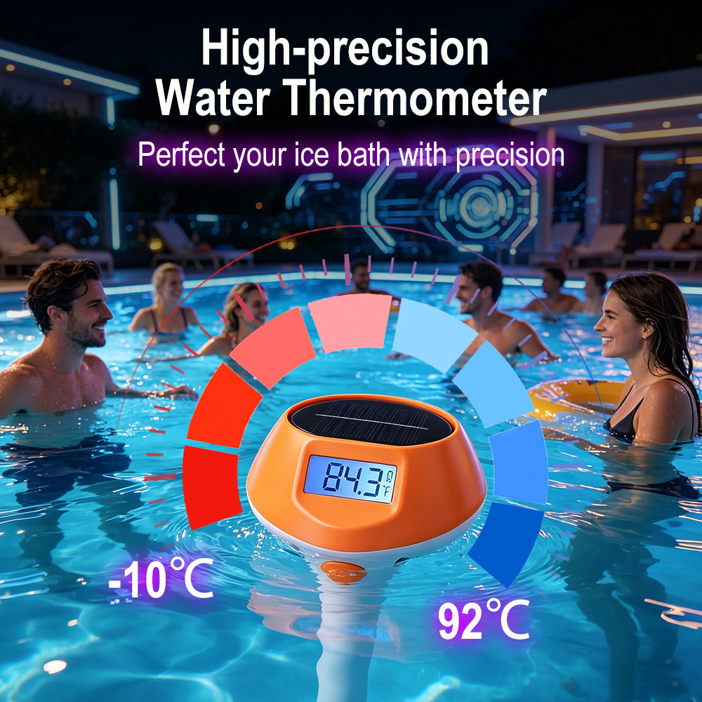 Floating Digital Solar Pool Th - Outdoor Power For Hot Tub recension och pris