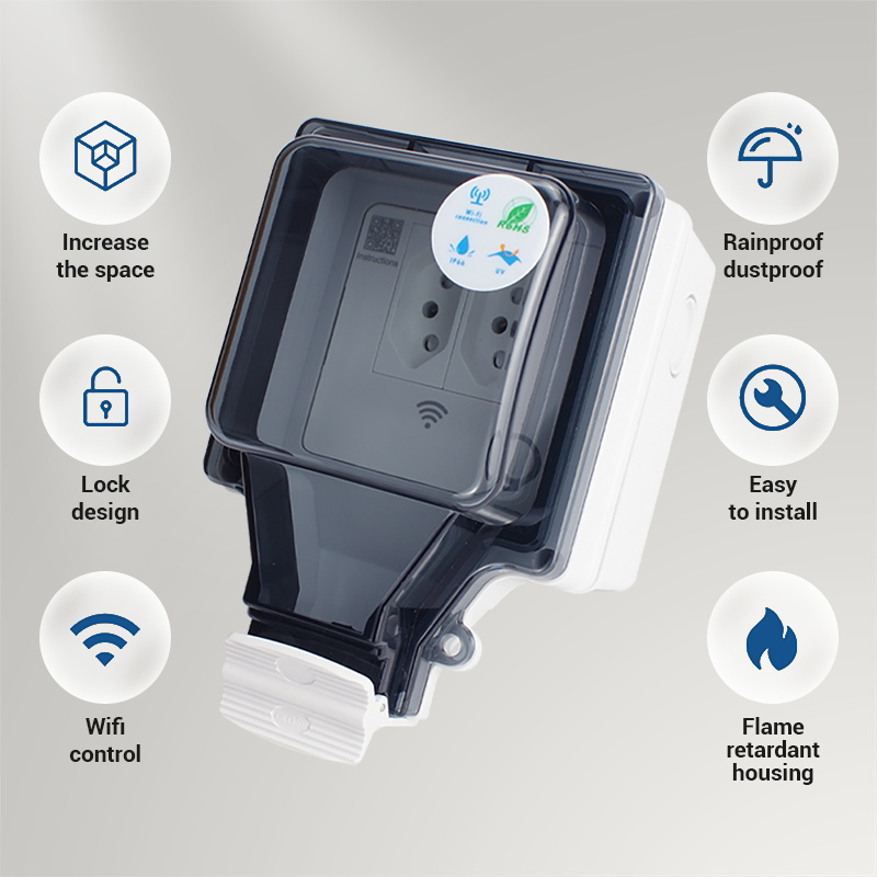 Avoir Tuya Wifi Smart Socket I - Outdoor Power Outlet With Remote Control recension och pris