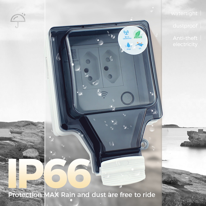 Avoir Tuya Wifi Smart Socket I - Outdoor Power Outlet With Remote Control recension och pris