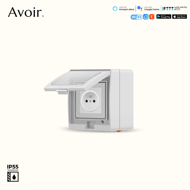 Avoir IP55 Tuya Wifi Electrica - Outdoor Power Outlet With Remote Control recension och pris