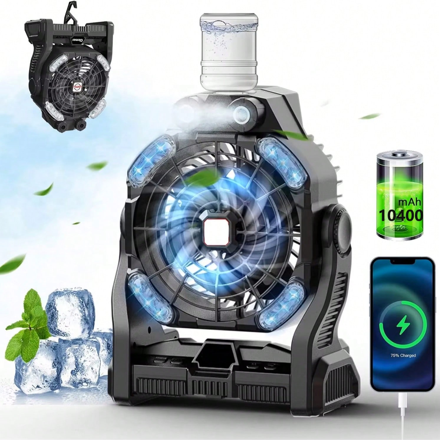 Camping Fan With Mister Rechar - Outdoor Power Nz recension och pris