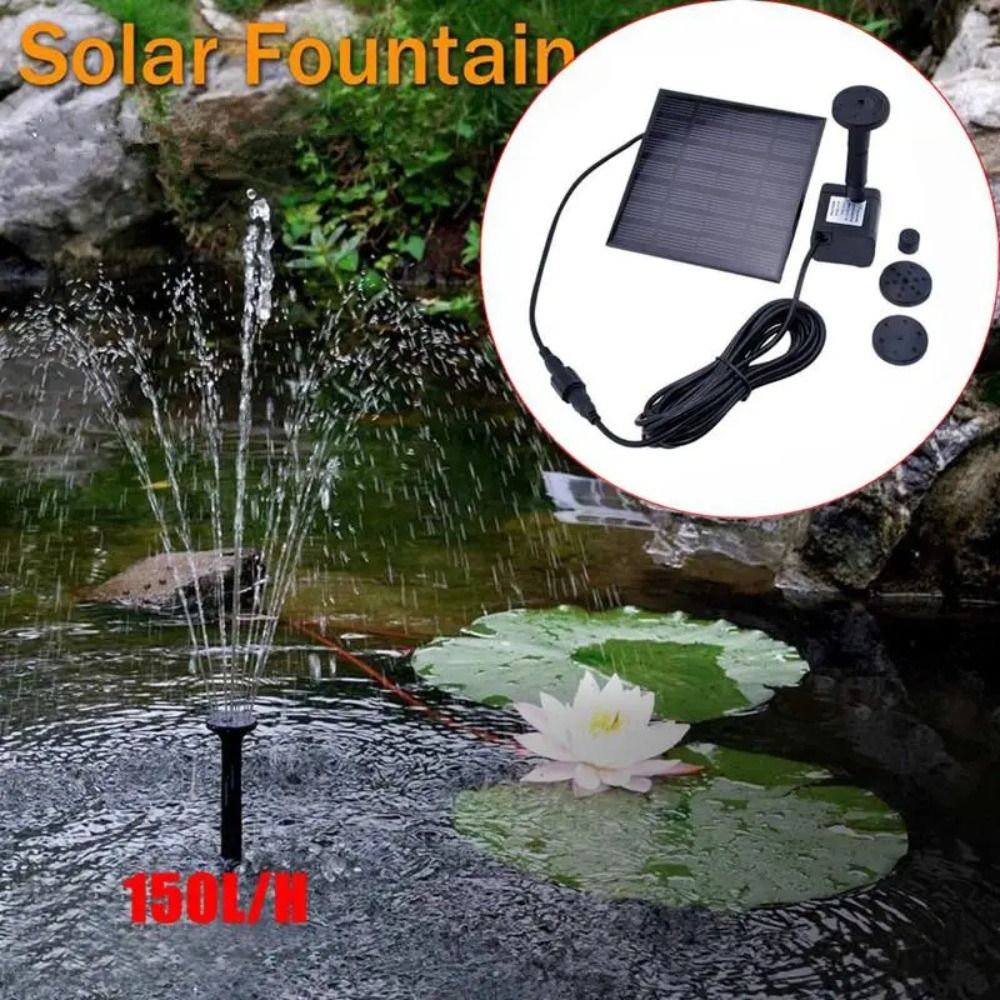 1.4W Mini Solar Fountain Pump  - Panel Power Outdoor recension och pris