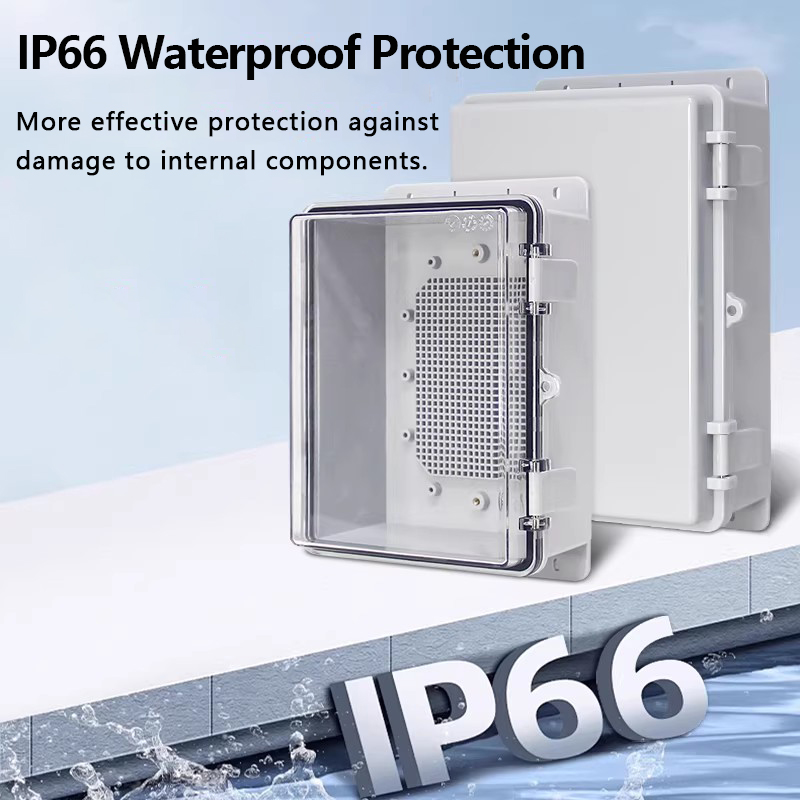 IP66 Waterproof Grey/Transpare - Outdoor Power Supply Box recension och pris