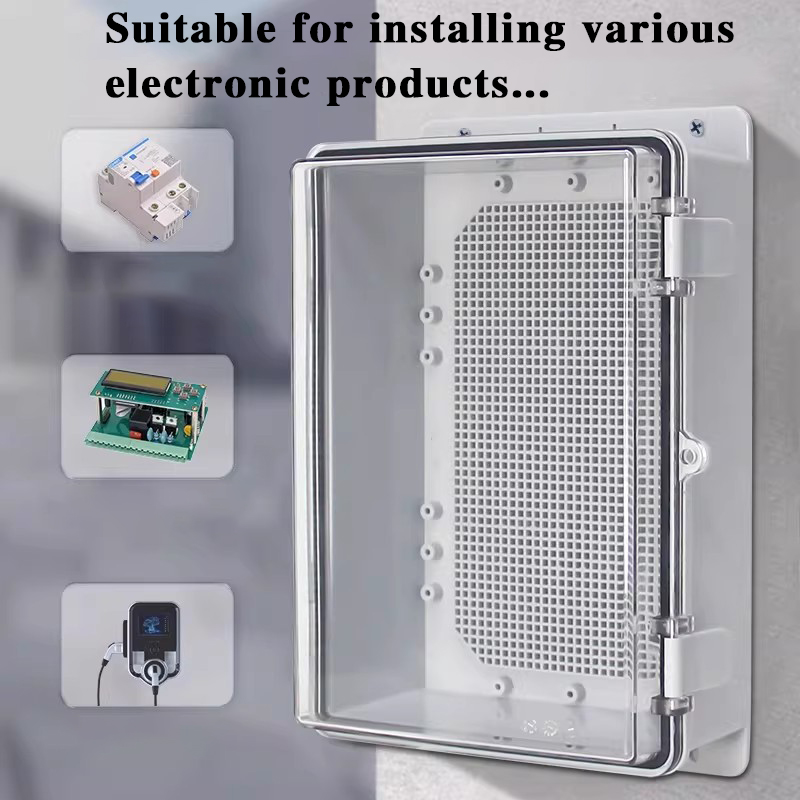IP66 Waterproof Grey/Transpare - Outdoor Power Supply Box recension och pris
