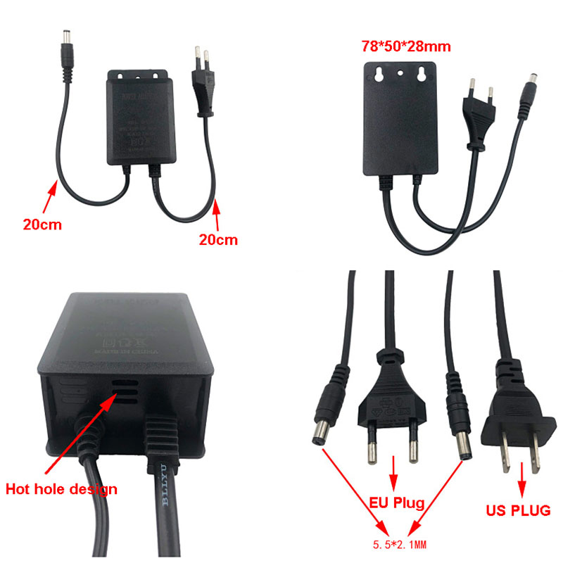 Power Adapter US/EU Outdoor Wa - Outdoor Power Supply 12V recension och pris