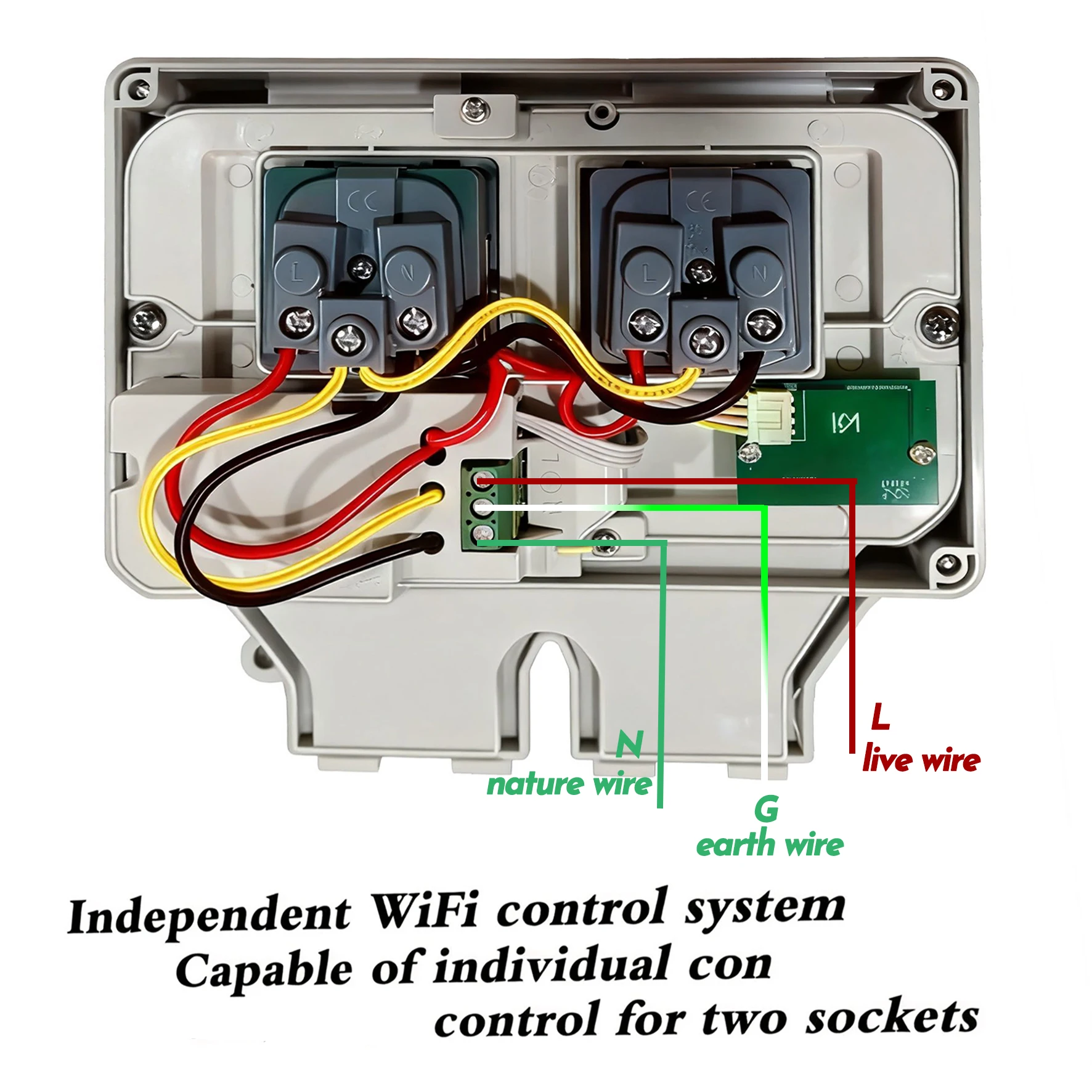 Tuya Waterproof Electrical Wal - Outdoor Power Outlet With Remote Control recension och pris