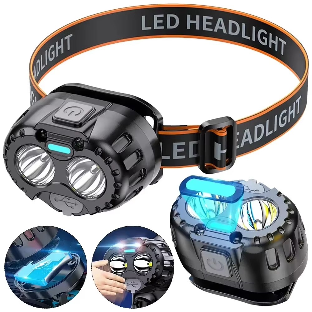 Powerful LED Headlamp IPX4 Wat - Outdoor Power Head recension och pris