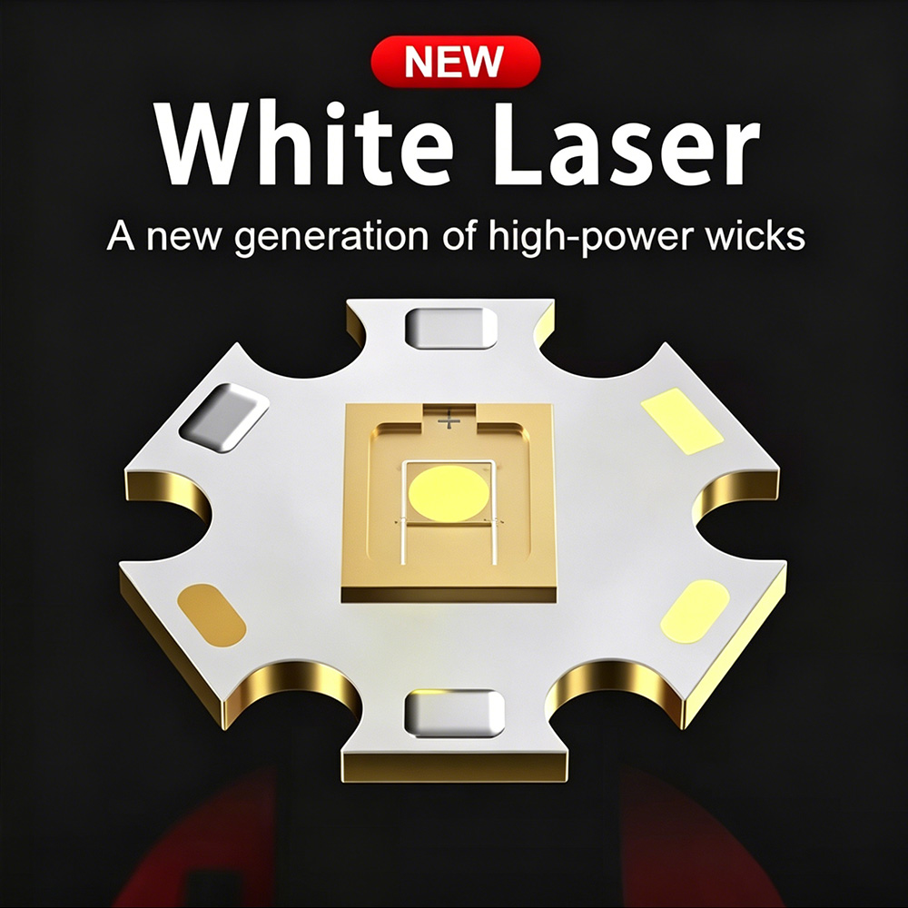 White Laser High Power Flashli - Outdoor Powerbank recension och pris