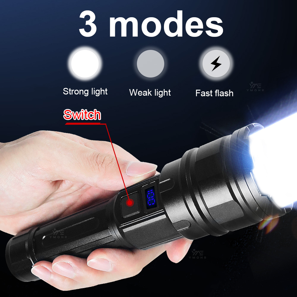 White Laser High Power Flashli - Outdoor Powerbank recension och pris